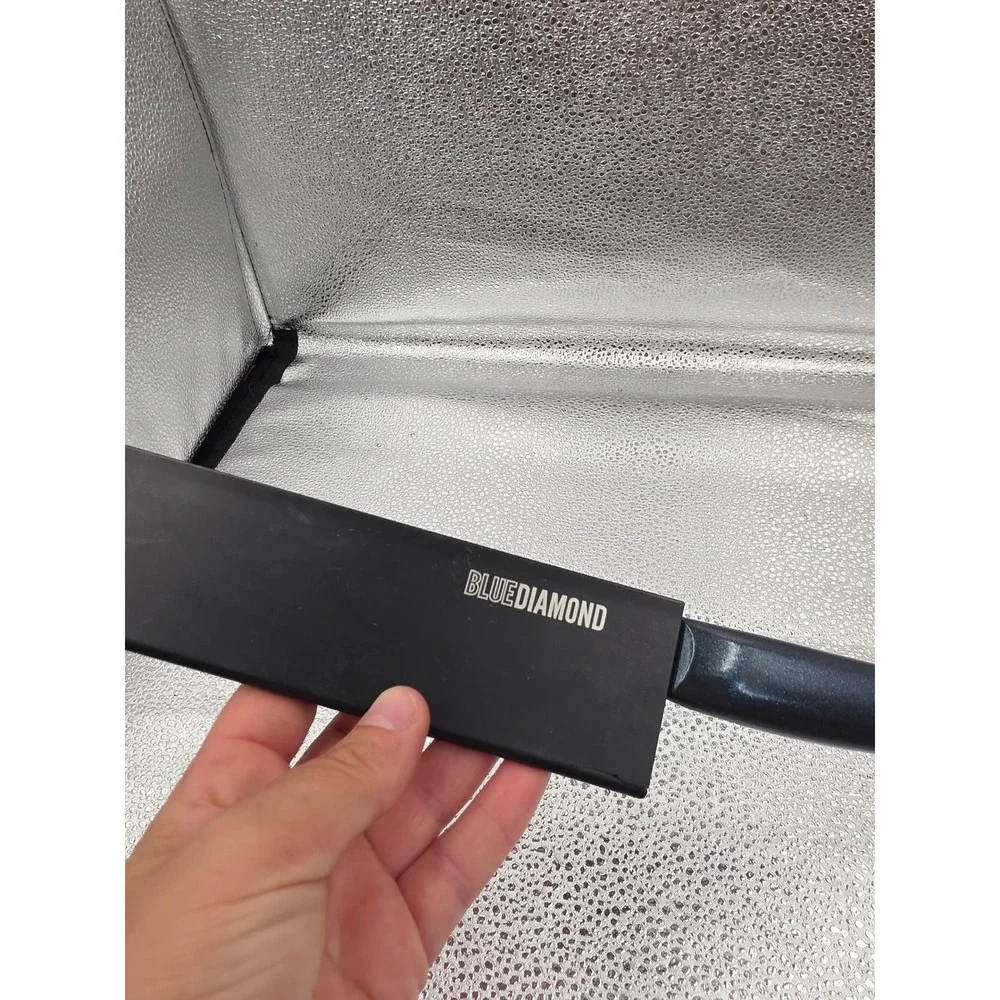 Blue Diamond SharpStone 8 inch Chef Knife Non-Stick Stainless Steel‎ Sheath O2